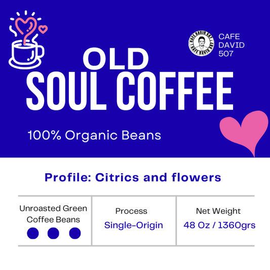 Old Soul Green Coffee Beans –Panama Highland 1 lbs, Unroasted, Fresh Specialty Grade, Perfect for Home Roasting
