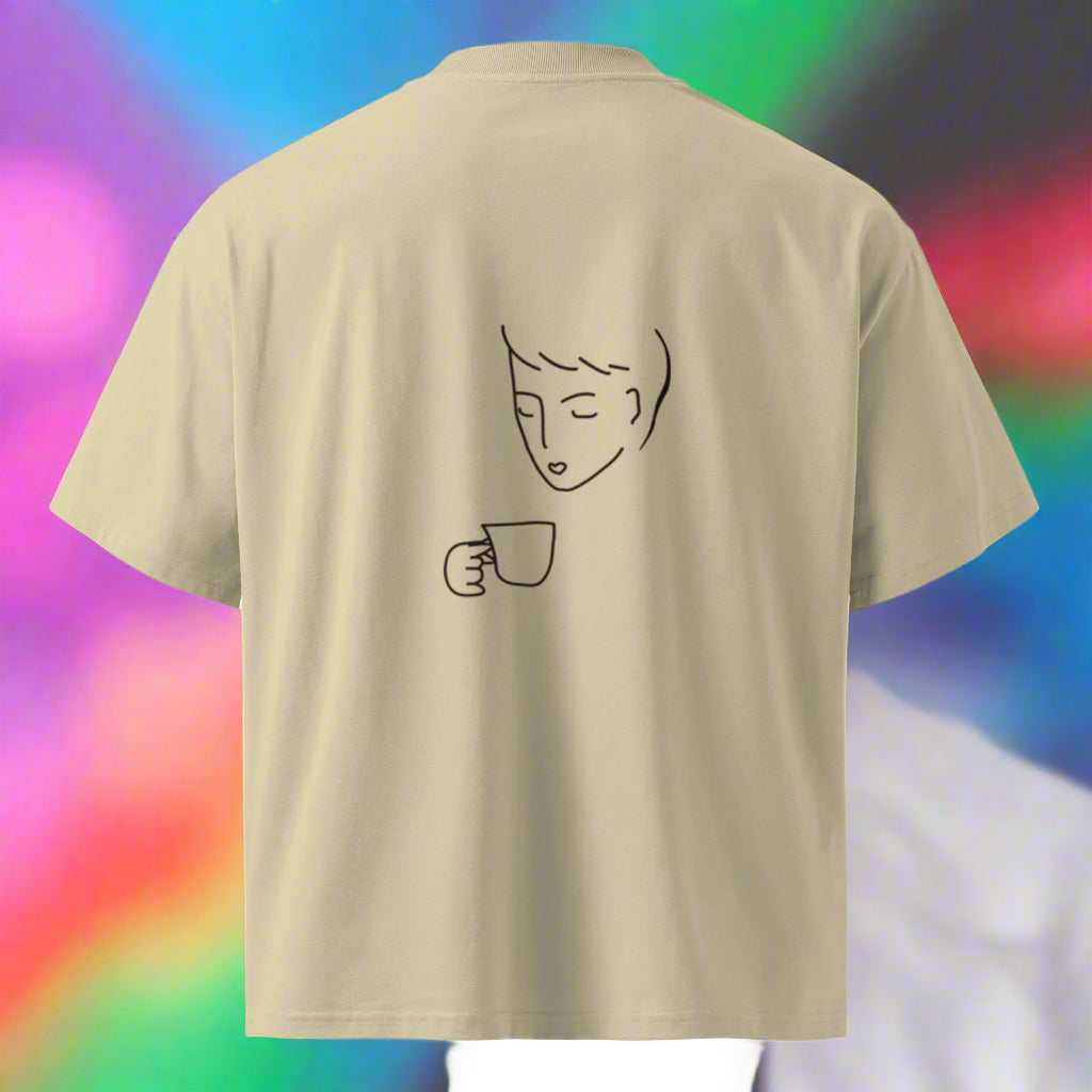 Tシャツ・カットソー COVERNAT Plenty Street T-Shirt Oatmeal unisex-staple-t-shirt-heather-